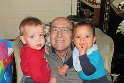 Jim and Grandkids